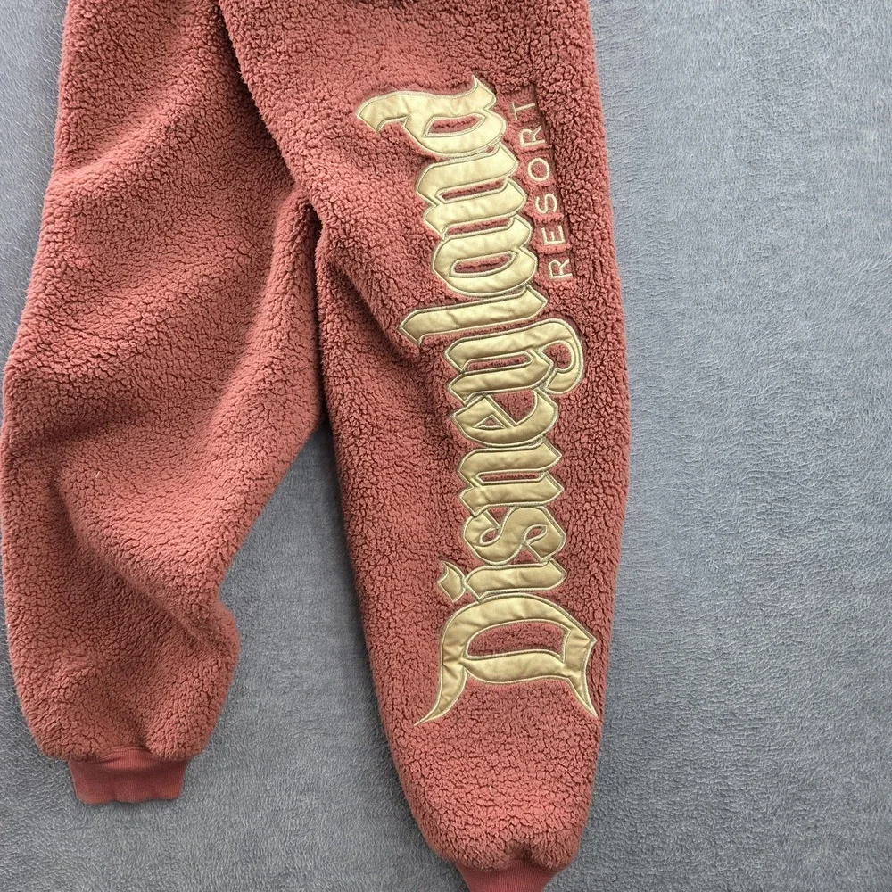 Disney Women Pants XXL Disneyland Resort Embroidery‎ Sweatpants Spirit Jersey